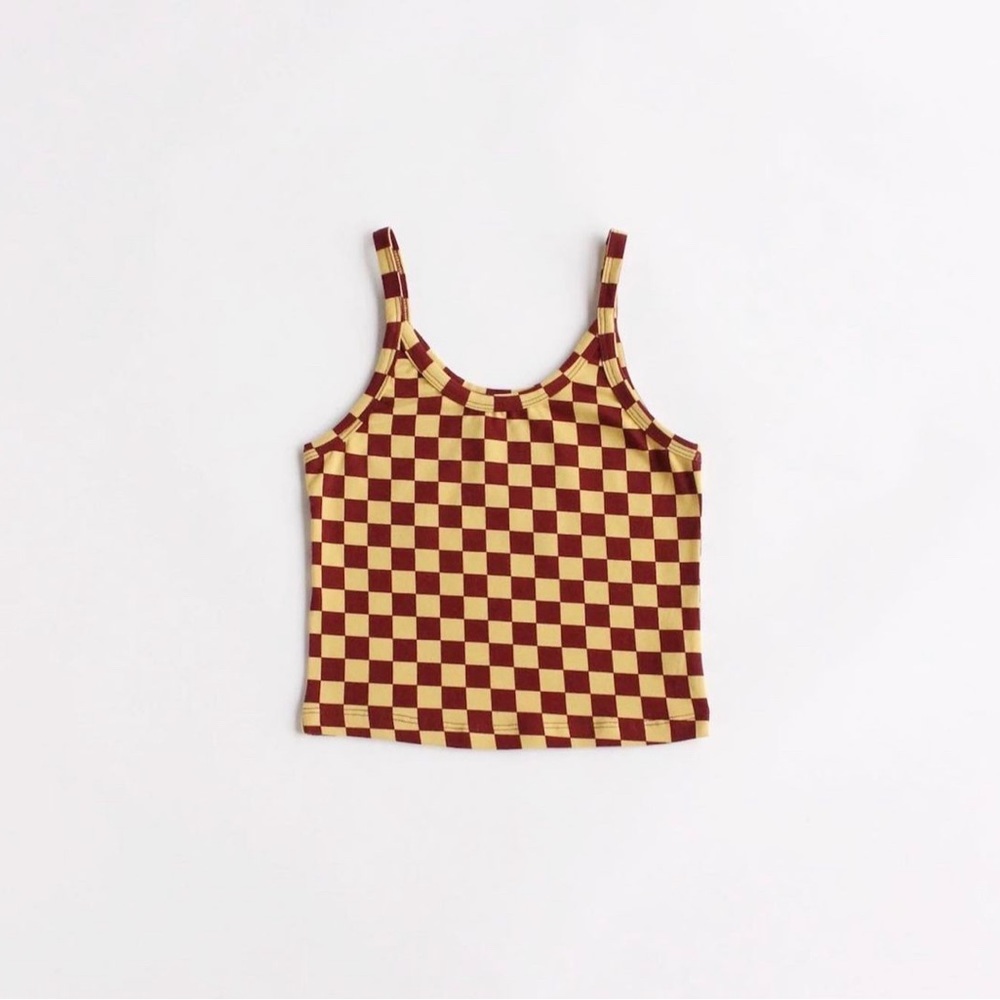 ARQ checkered crop tank